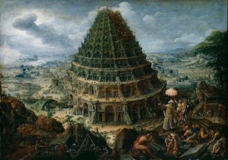 Marten van Valckenborch, "der Turmbau zu Babel"