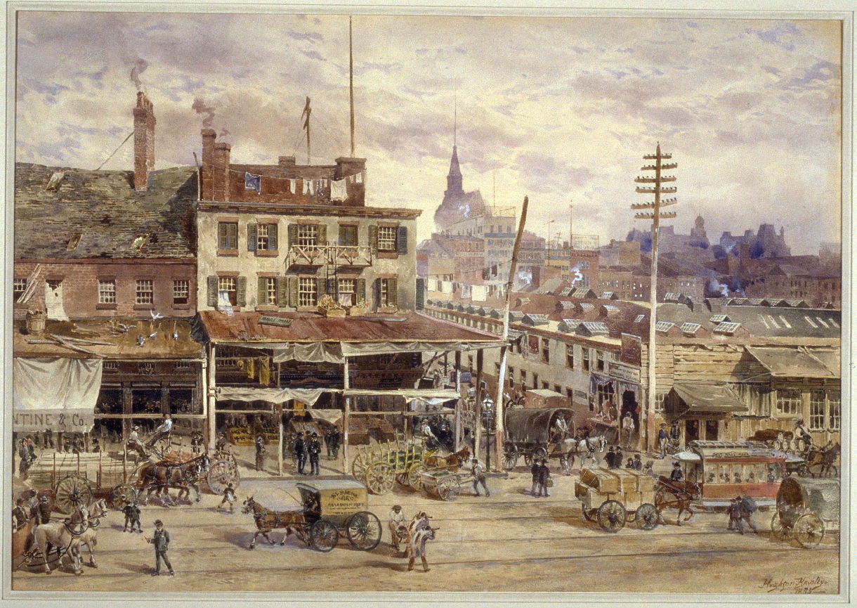 New York — historical city view