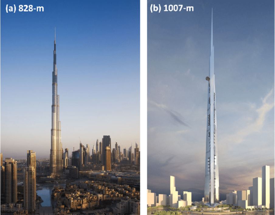Archival illustration of the proposed Jeddah Tower