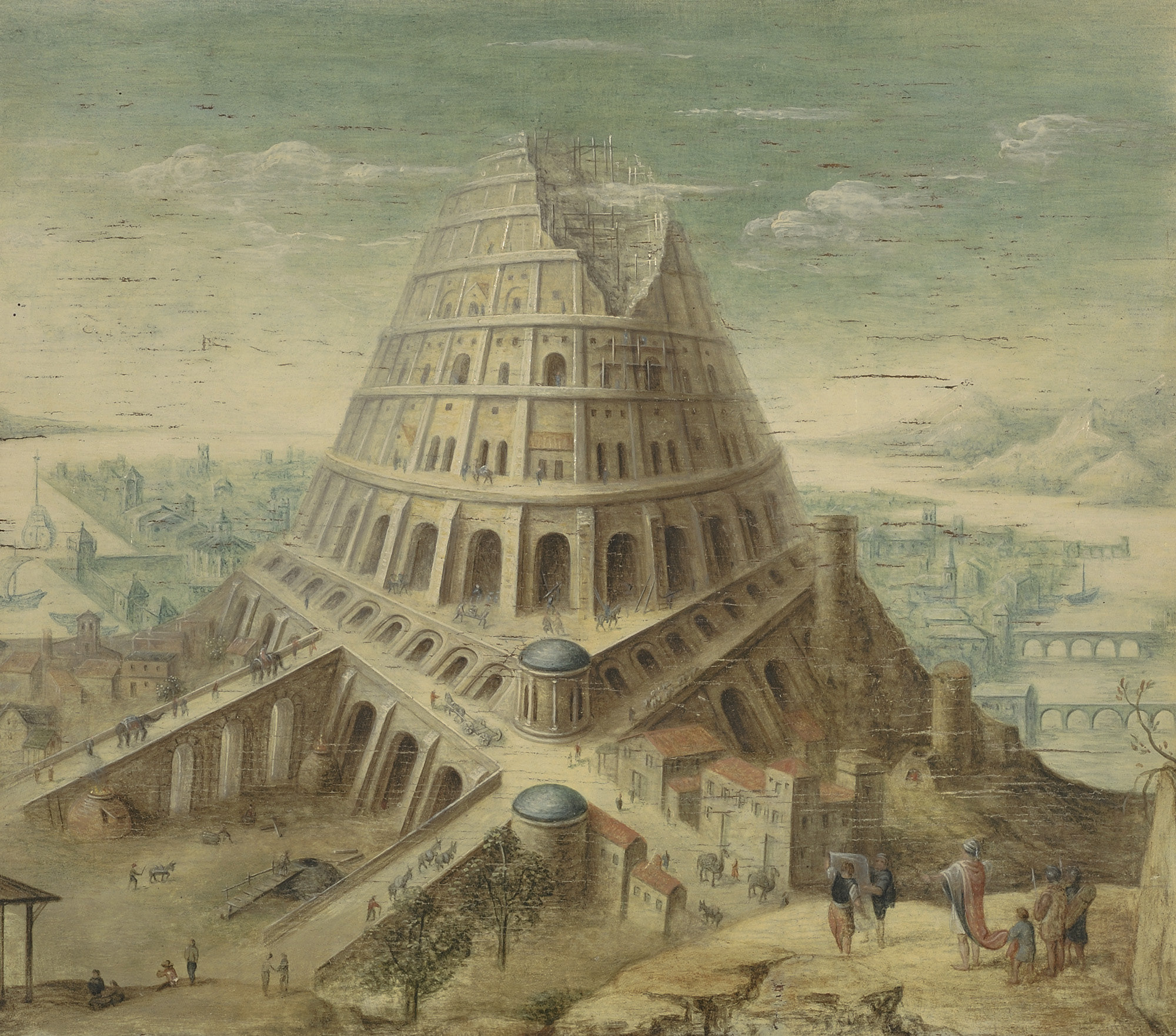 7. Guangzhou skyscraper — China — historical or evocative Tower of Babel image